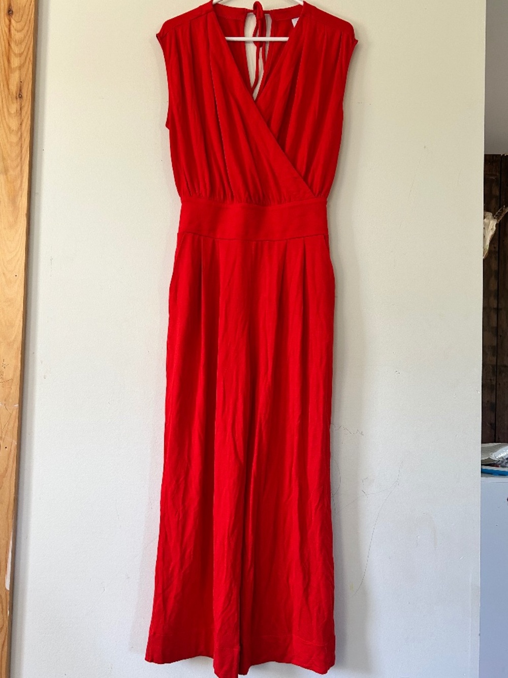 🎃Cherry Red Jumpsuit